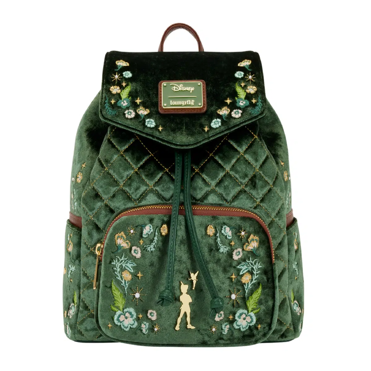 Loungefly Peter Pan Exclusive Quilted Texture Mini Backpack
