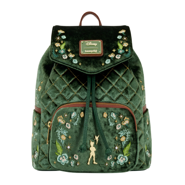 Loungefly Peter Pan Exclusive Quilted Texture Mini Backpack