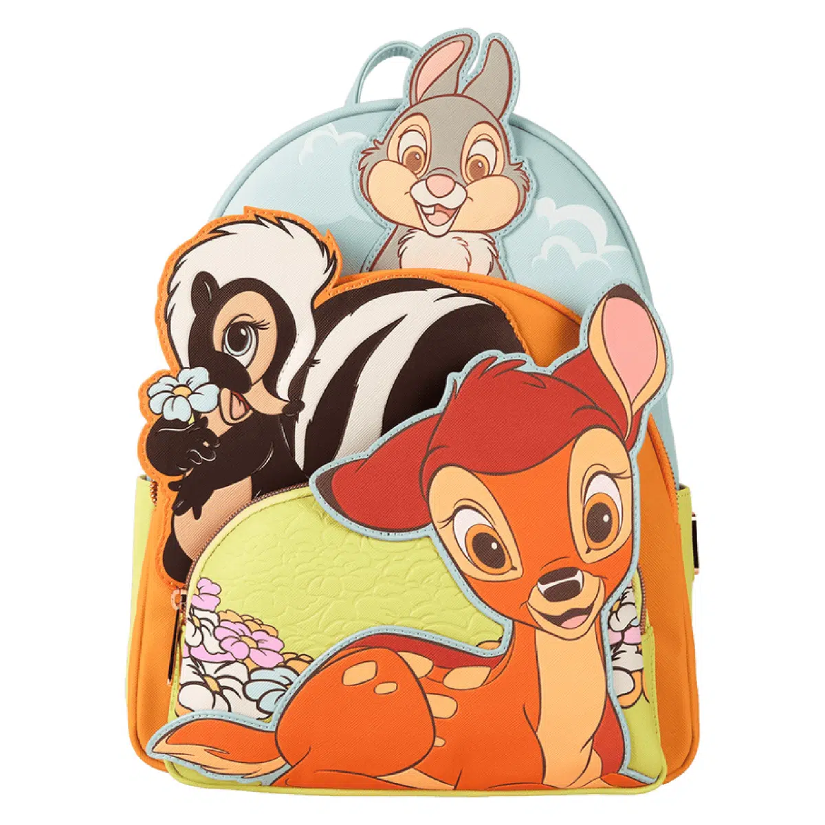 Loungefly Bambi & Friends Triple Pocket Mini Backpack