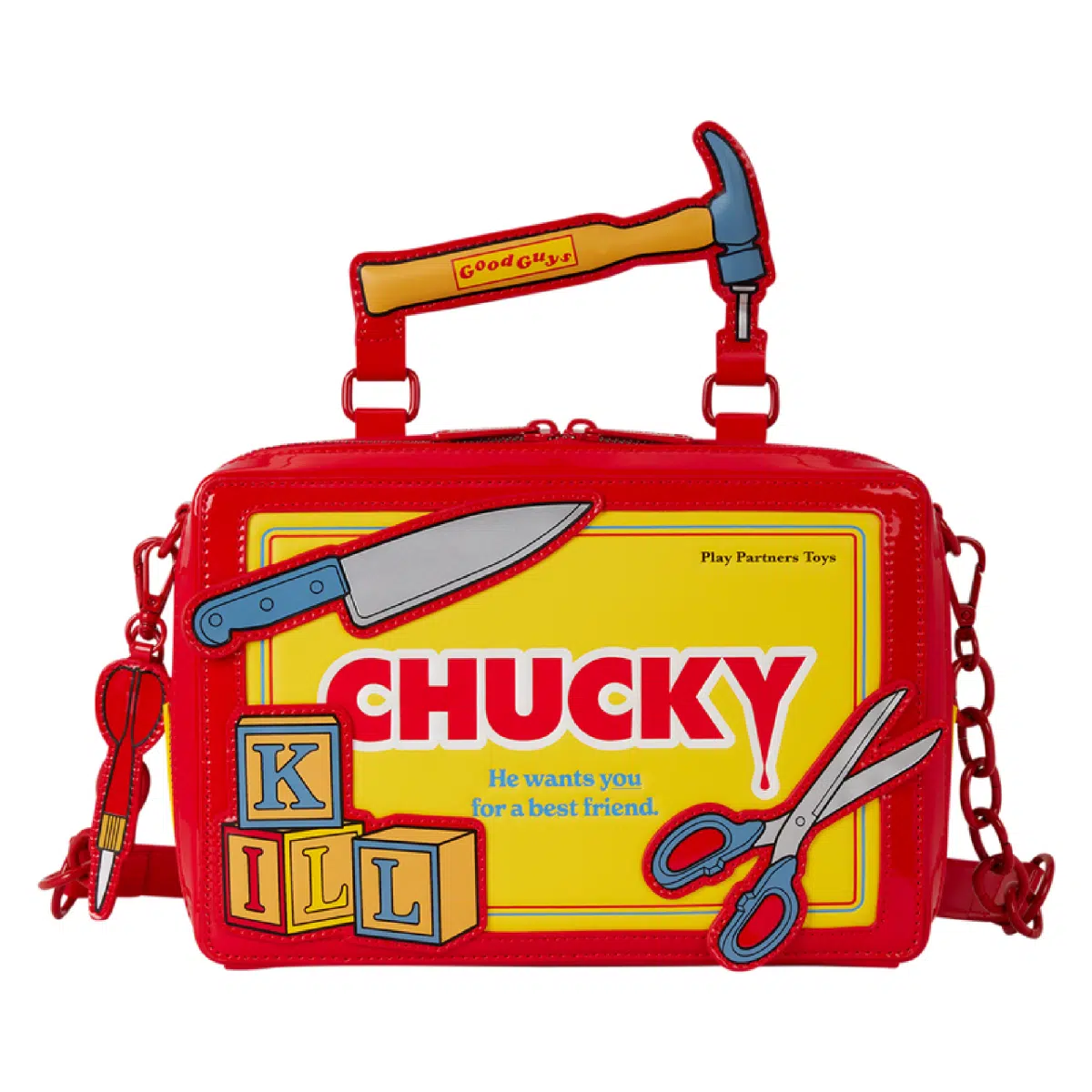 Loungefly Chucky Good Guys Tool Chest Crossbody Bag
