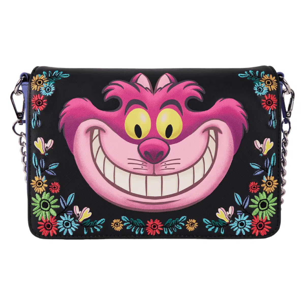 Loungefly Alice in Wonderland Cheshire Cat Tulgey Wood Crossbody Bag