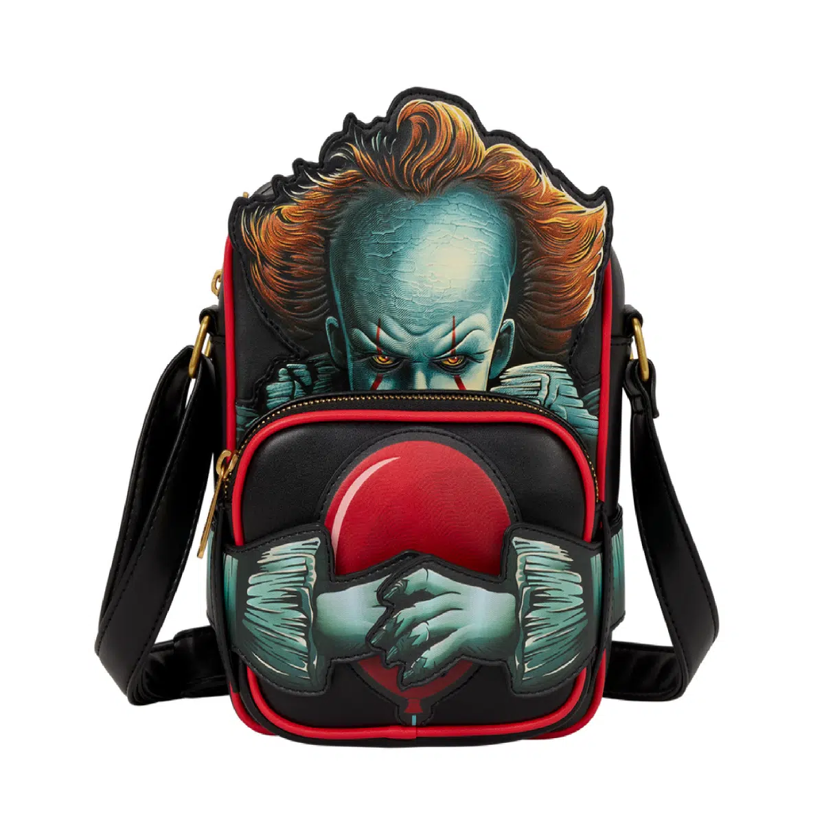 Loungefly IT Pennywise Crossbuddies® Cosplay Crossbody Bag with Coin Bag
