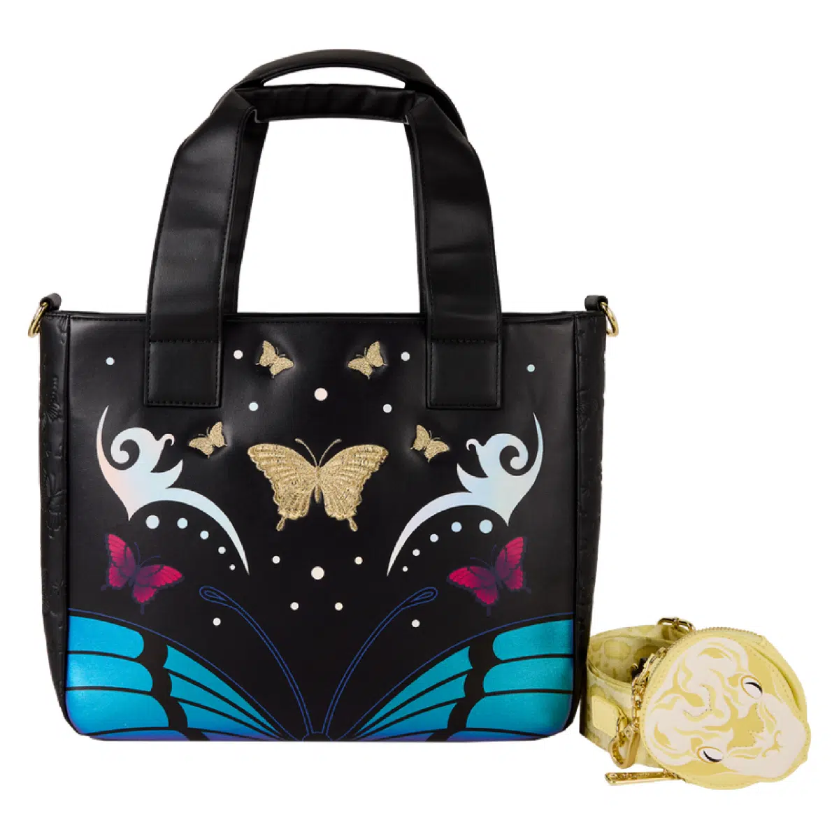 Loungefly Britney Spears Butterfly Tote Crossbody Bag with Coin Bag