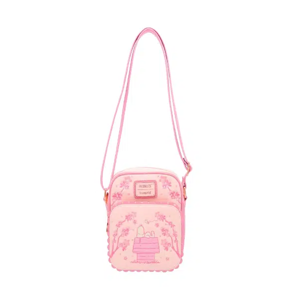 Loungefly Peanuts Snoopy Cherry Blossom Crossbody Bag