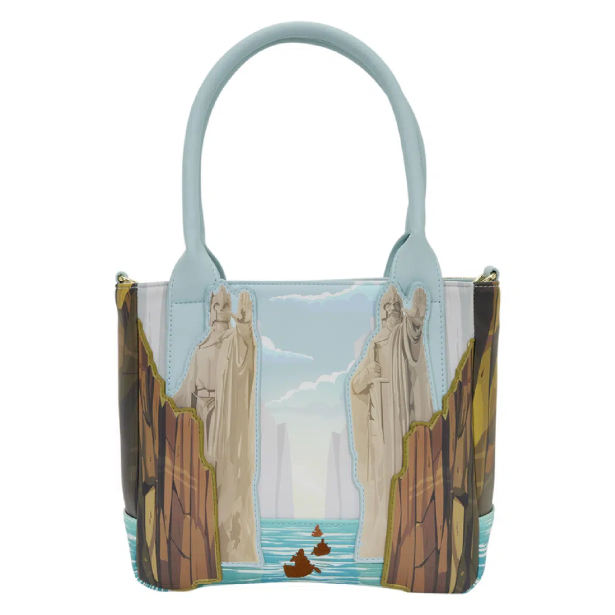 Loungefly The Lord of the Rings Exclusive The Argonath Mini Tote Crossbody Bag