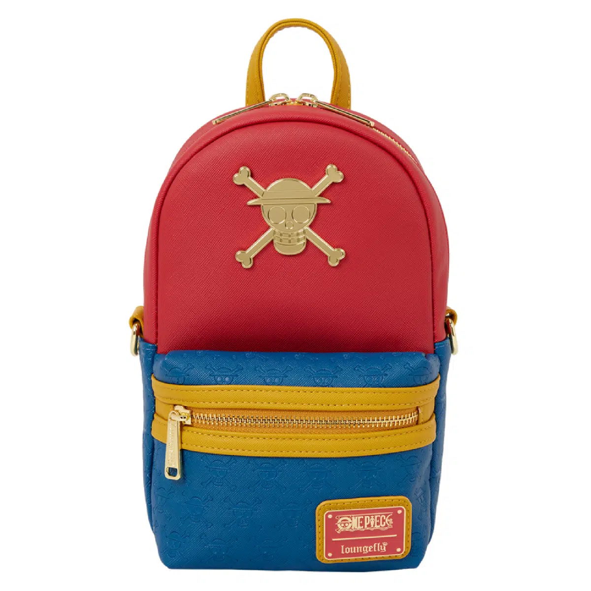 Loungefly One Piece Convertible Sling Crossbody Bag with Coin Bag