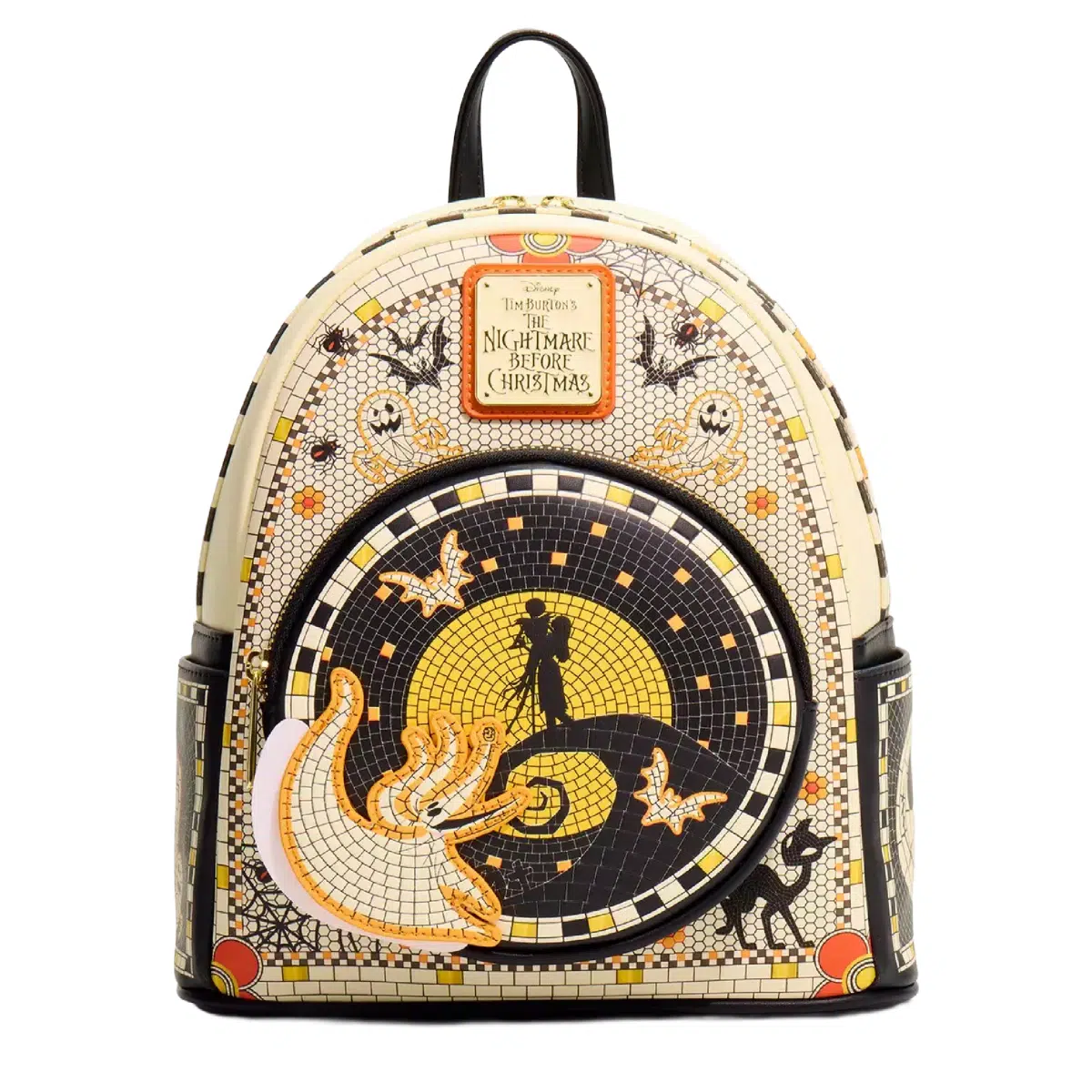 Loungefly Disney The Nightmare Before Christmas Mosaic Mini Backpack
