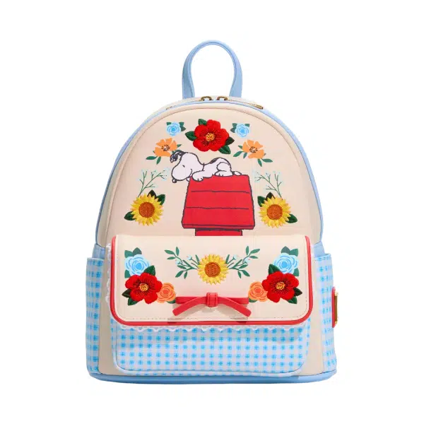 Peanuts Snoopy Doghouse Gingham Mini Backpack