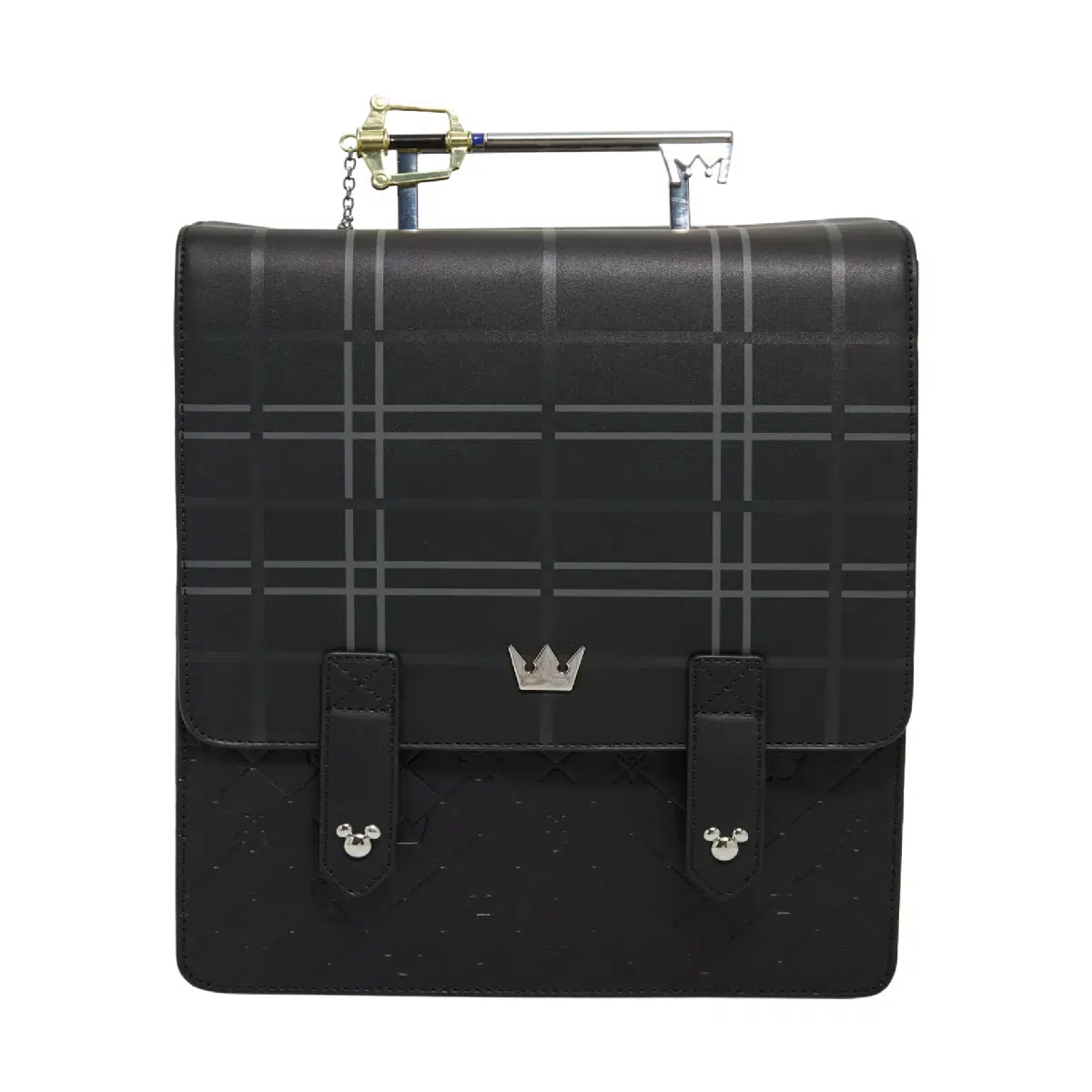 Loungefly Disney Kingdom Hearts Plaid Keyblade Mini Backpack