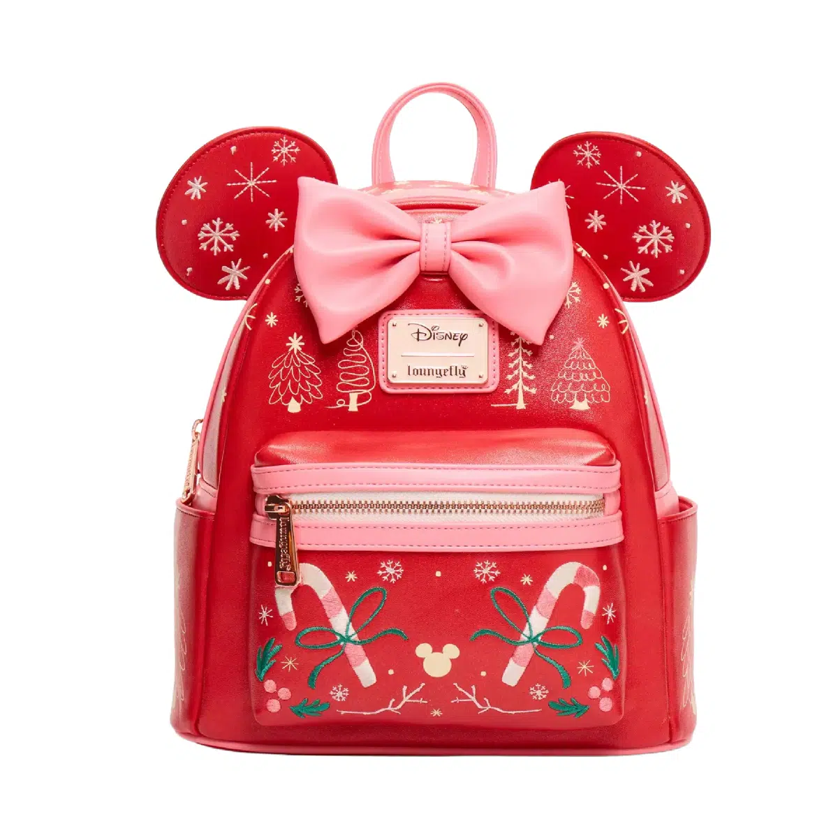 Loungefly Disney Minnie Mouse Candy Cane Mini Backpack