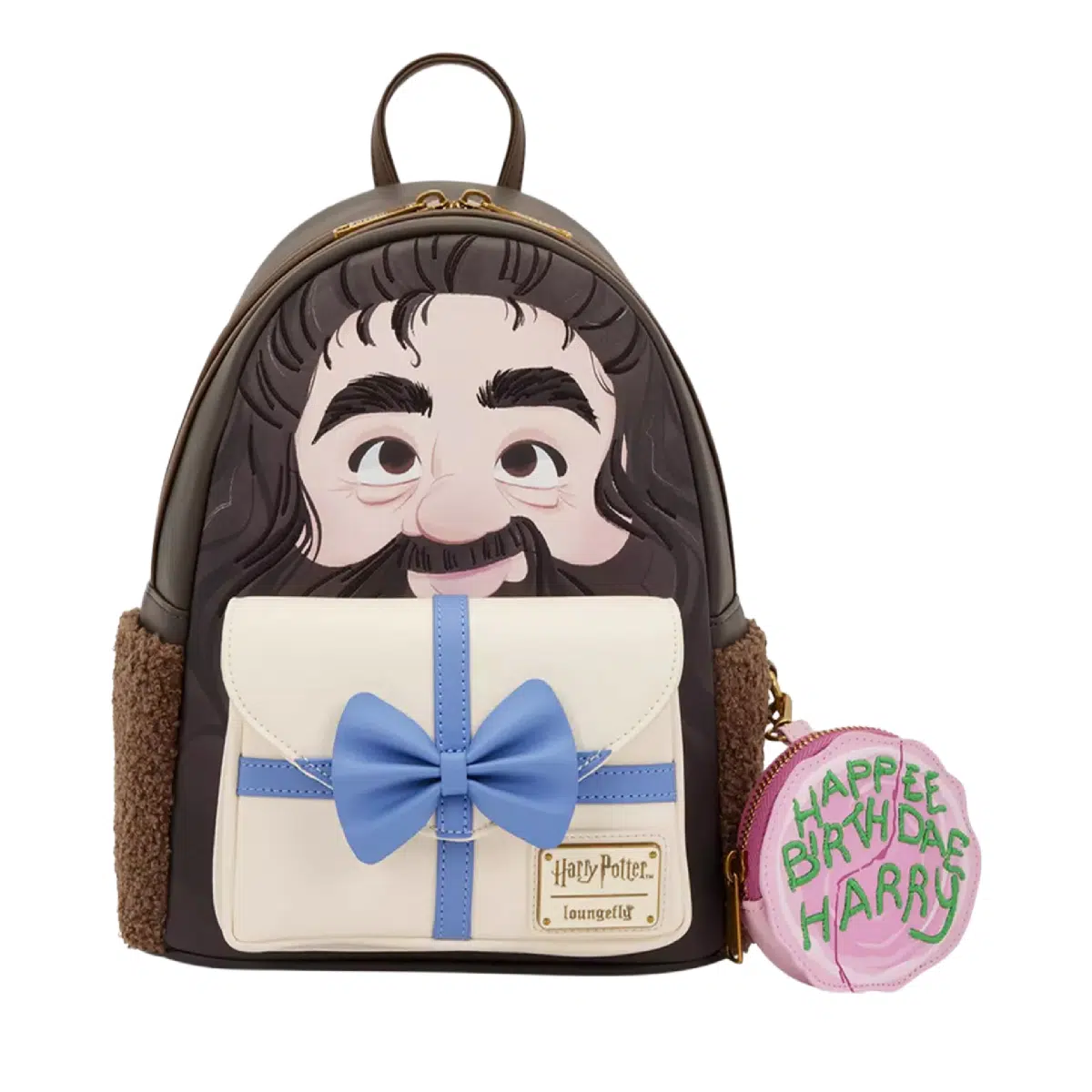 Loungefly Harry Potter Hagrid Birthday Cake Figural Mini Backpack with Coin Purse