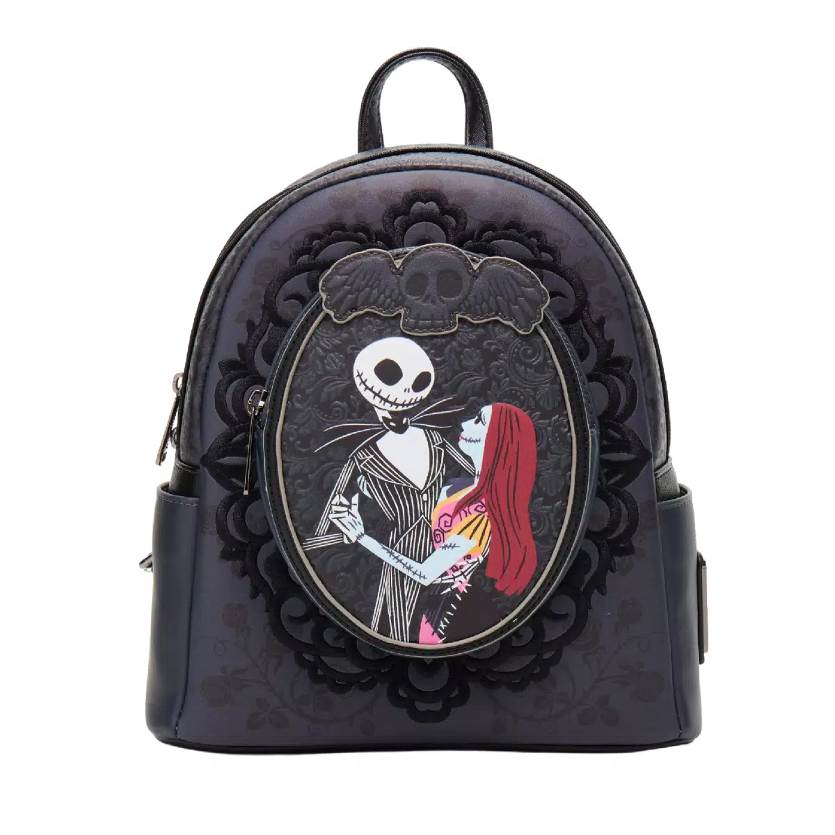 Loungefly Disney The Nightmare Before Christmas Jack and Sally Lovers Portrait Mini Backpack