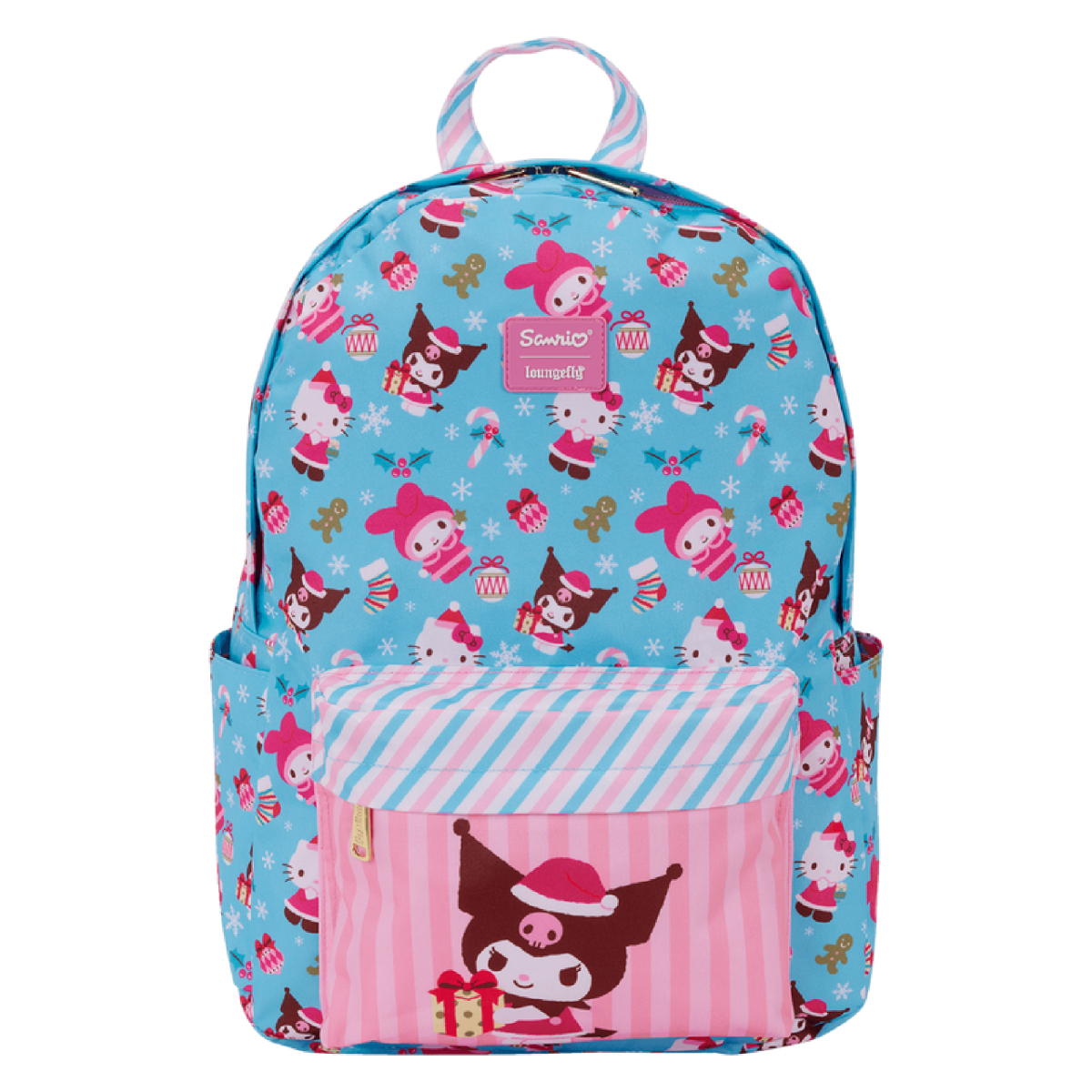 Loungefly Sanrio Kuromi Holiday All-Over Print Full-Size Backpack