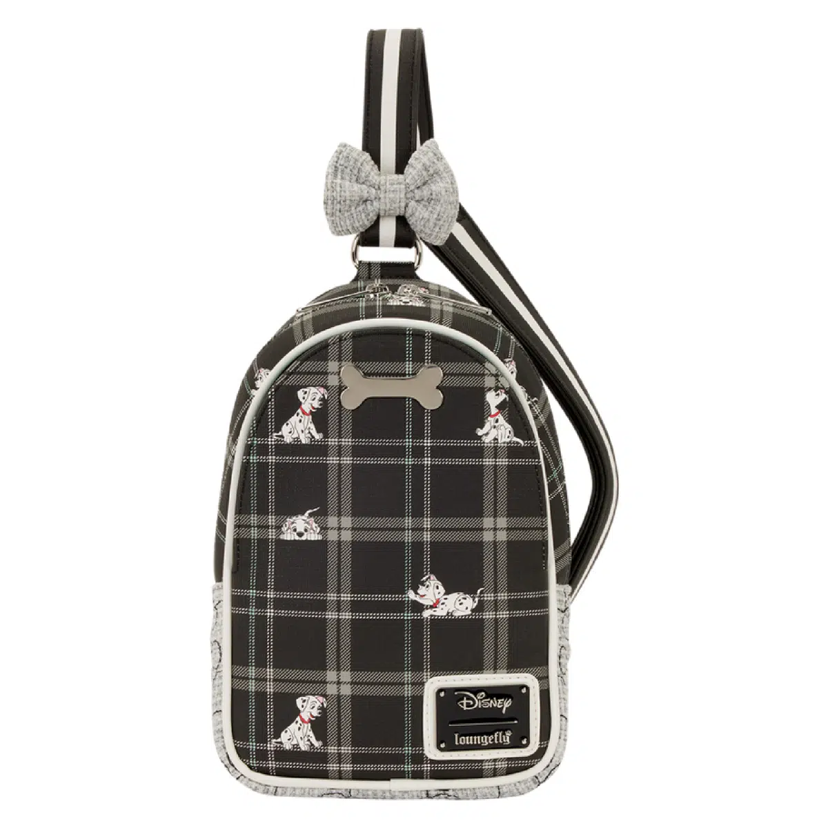 Loungefly 101 Dalmatians Exclusive Plaid Sling Crossbody Bag